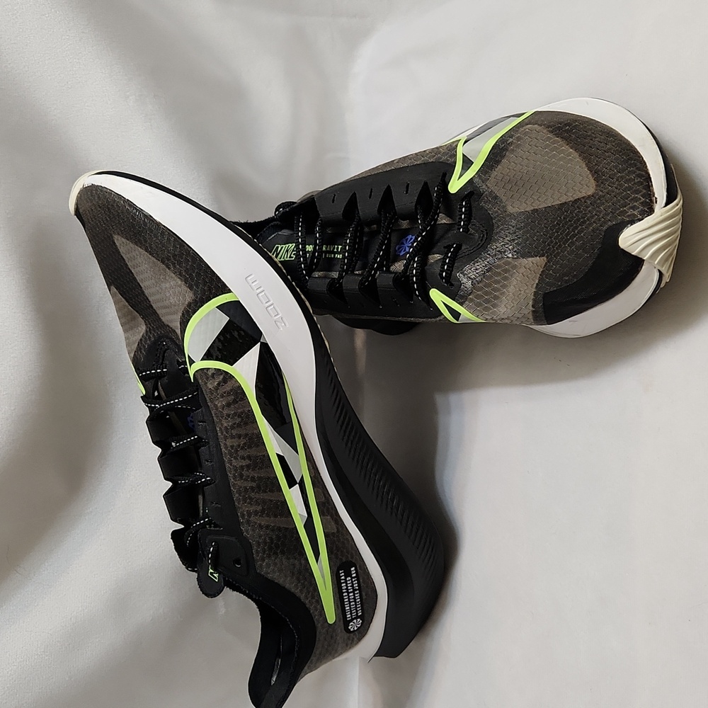 Nike Air Zoom Gravity Green Black Low Lace-up Athletic Sneakers (M Size 8)